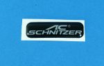 AC SCHNITZER Emblem Vitro Aufkleber schwarz 40 x 11mm -selbstklebend-